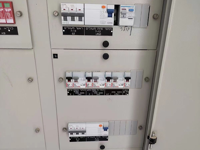 格亞電氣產品應用案例：以色列電氣配電柜項目
